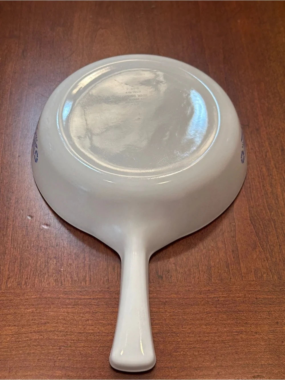 Vintage Blue Cornflower 6.5 Inch Skillet & Original Lid
